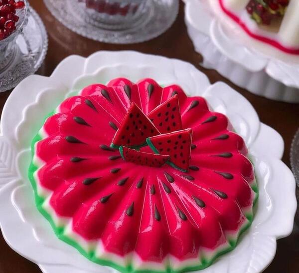 عکس مدل ژله برای شب یلدا