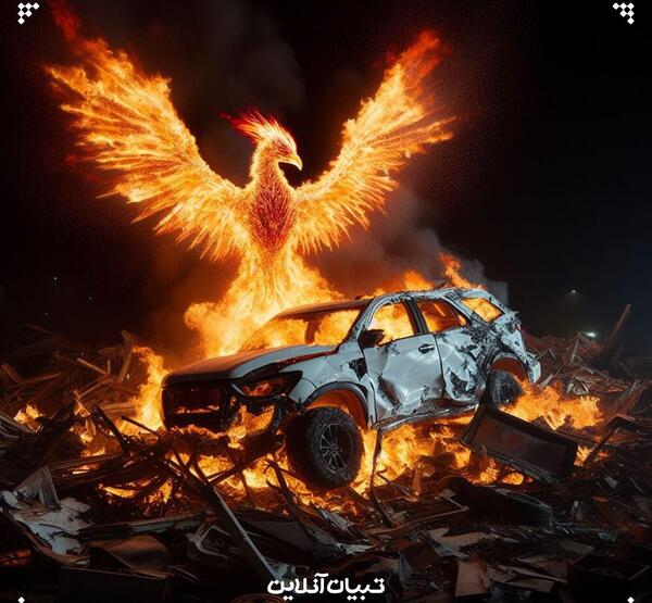عکس از صحنه شهادت حاج قاسم سلیمانی