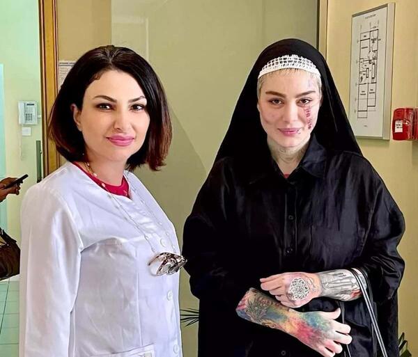 عکس مهدی طارمی و سحر قریشی در تخت خواب