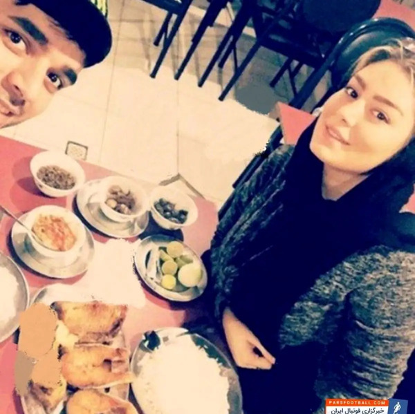 عکس مهدی طارمی و سحر قریشی در تخت خواب