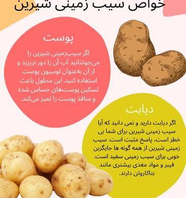 عکس سیب زمینی شیرین