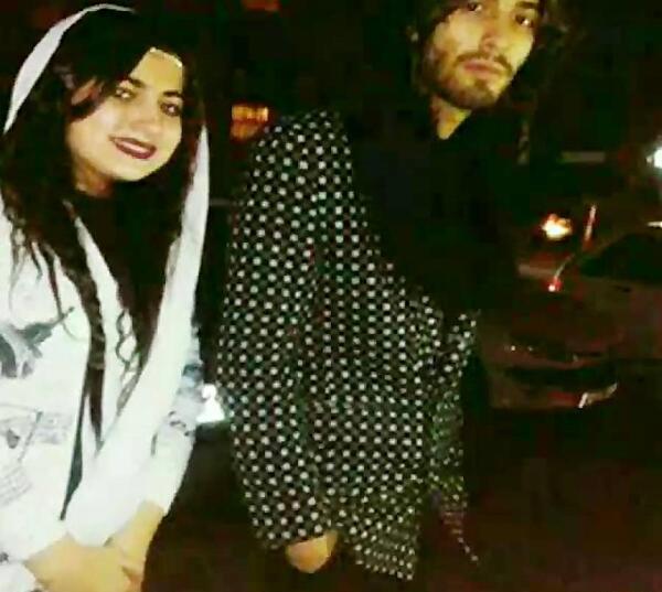 عکس عروسی مهراب خسته صدا با ریحانه