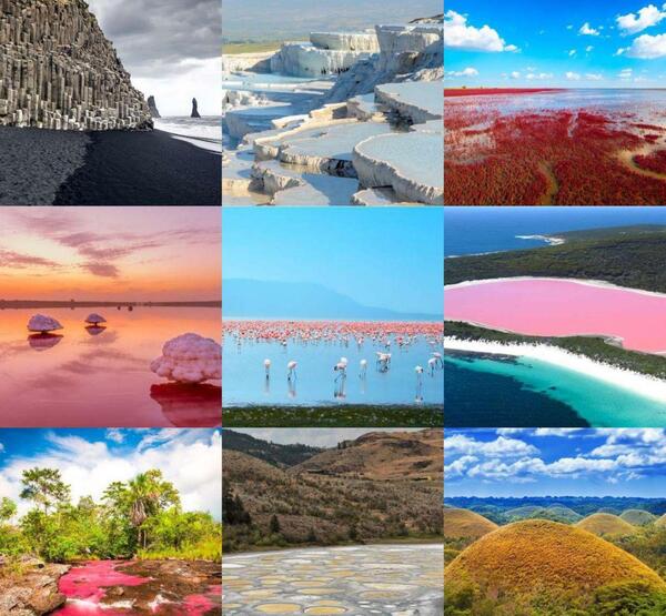 عکس نوشته شگفتی های طبیعت