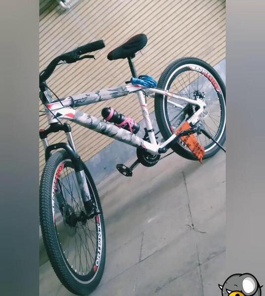 عکس دوچرخه کف خواب