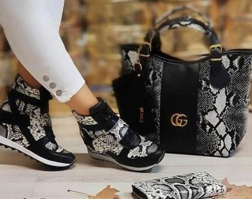 عکس کیف و کفش ست دخترانه برای مدرسه
