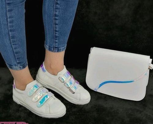 عکس کیف و کفش ست دخترانه برای مدرسه