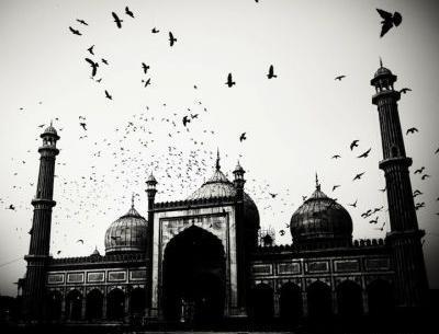 عکس سیاه سفید تاج