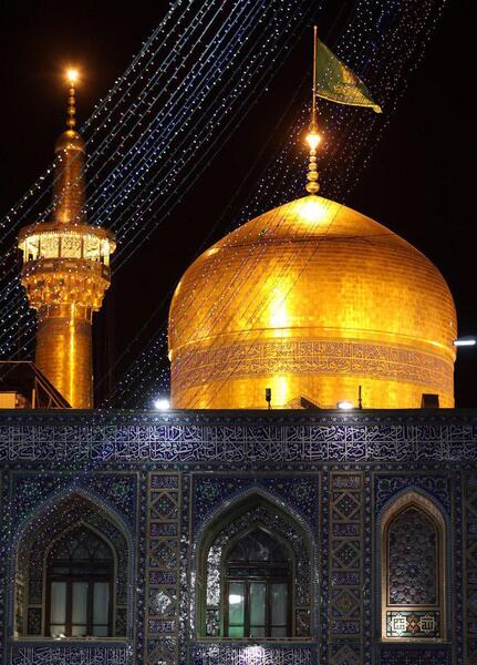 عکس حرم امام رضا در ماه رمضان