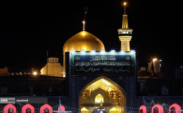 عکس حرم امام رضا در ماه رمضان
