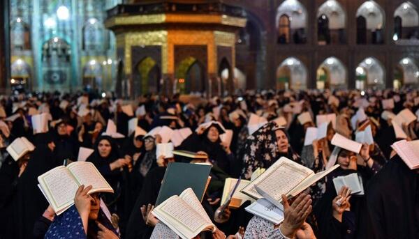 عکس حرم امام رضا در ماه رمضان