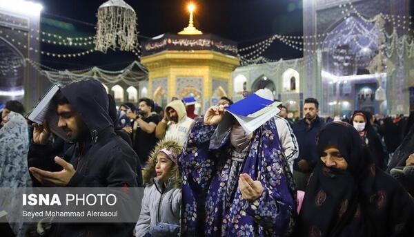عکس حرم امام رضا در ماه رمضان
