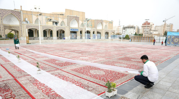 عکس حرم امام رضا در ماه رمضان