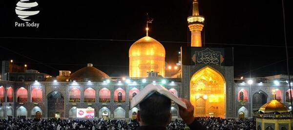 عکس حرم امام رضا در ماه رمضان