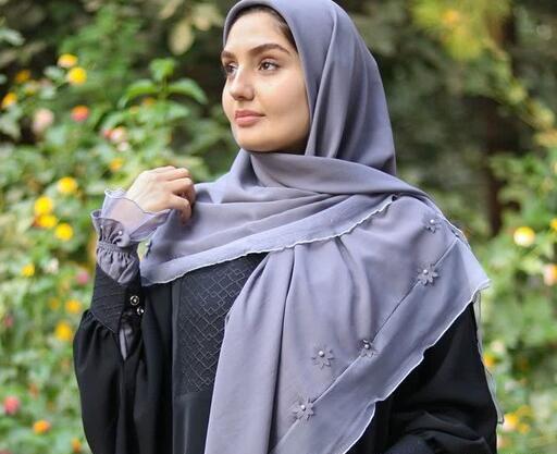 عکس شال طوسی رنگ
