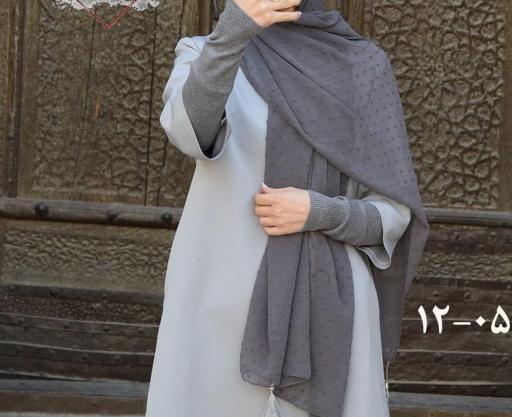 عکس شال طوسی رنگ
