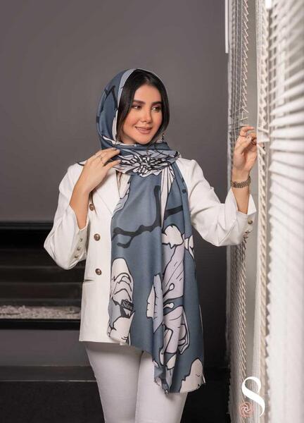 عکس شال طوسی رنگ