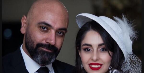 عکس ریحانه پارسا و همسر واقعی اش