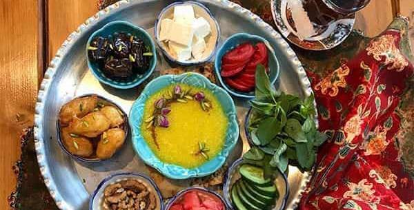 عکس سفره افطار قشنگ