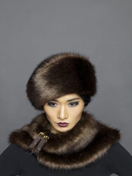 عکس کلاه زمستانی خزدار زنانه