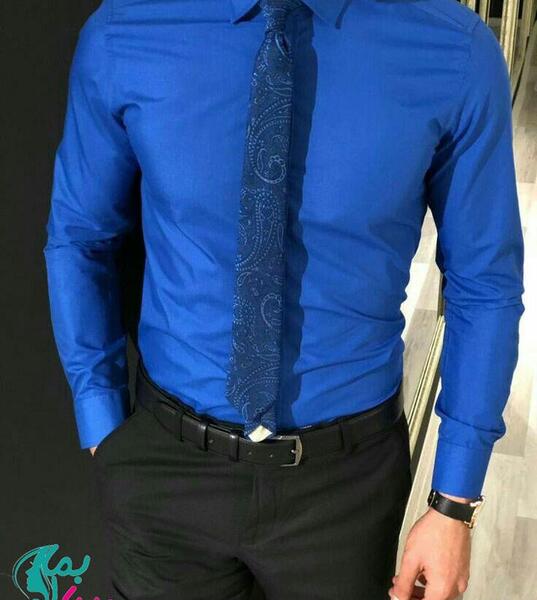 عکس پیراهن آبی