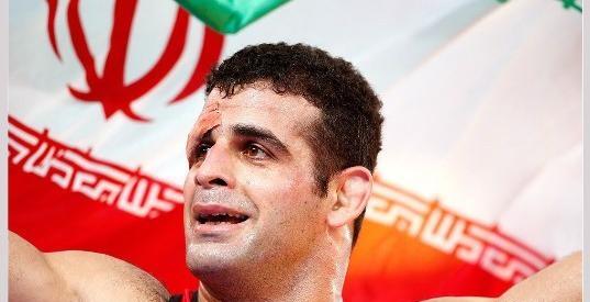 عکس قاسم رضایی کشتی گیر