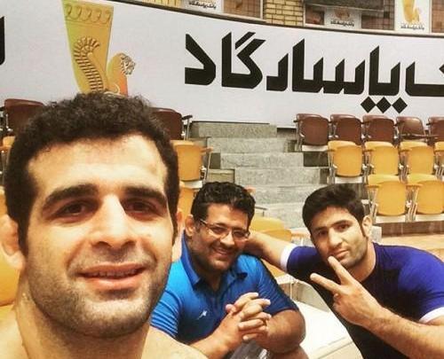عکس قاسم رضایی کشتی گیر