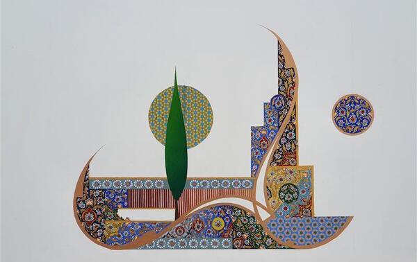 عکس طرح نقاشی گواش