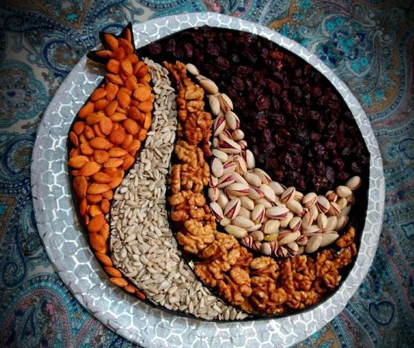عکس ایده آجیل یلدا