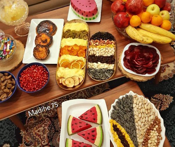 عکس ایده آجیل یلدا