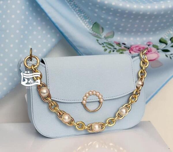 عکس کیف مجلسی آبی
