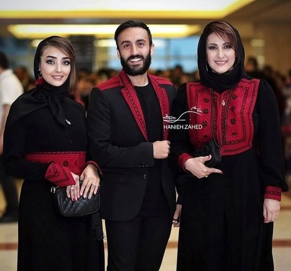 عکس فاطمه گودرزی با خانوادش