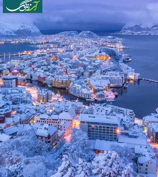 عکس برف نروژ