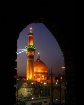 عکس سه بعدی حرم امام حسین