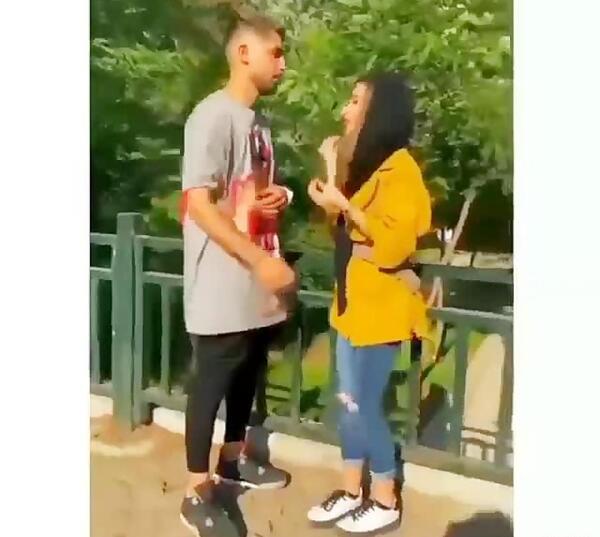 عکس نیکا فلاحی و دوست پسرش