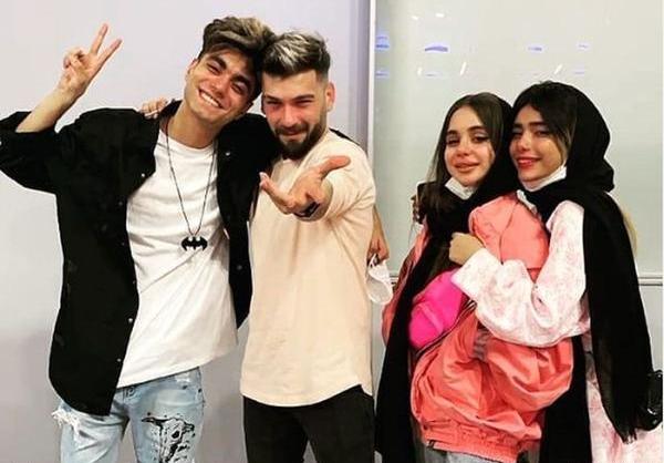 عکس نیکا فلاحی و دوست پسرش