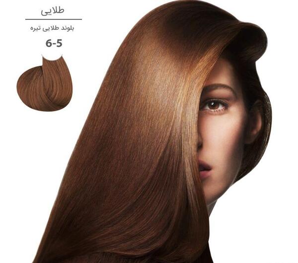 عکس رنگ مو طلایی