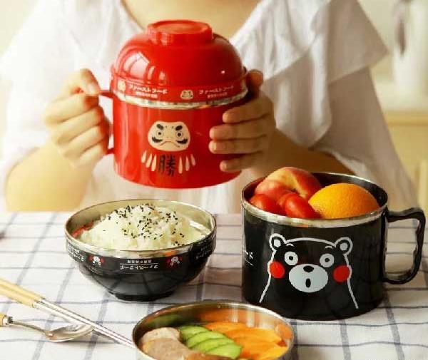 عکس ظرف غذای مدرسه دخترانه