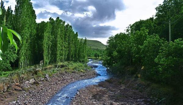 عکس منظره قرمز
