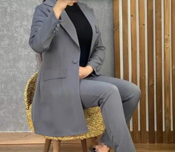 عکس شلوار طوسی زنانه