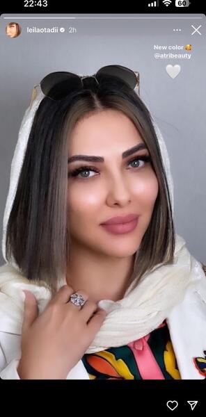 عکس اینستاگرام لیلا اوتادی