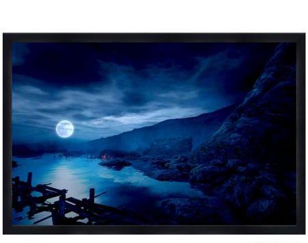 عکس شب مهتابی پر ستاره