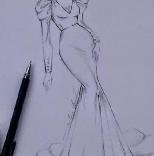 عکس نقاشی زیبا عروس