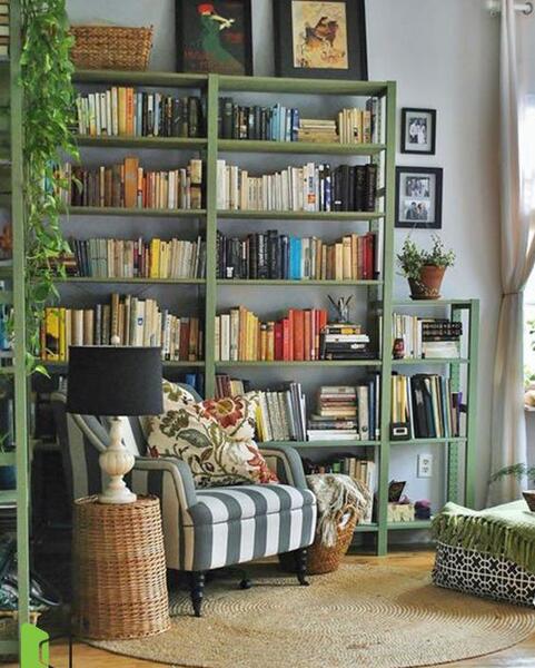 عکس ایده چیدن کتاب