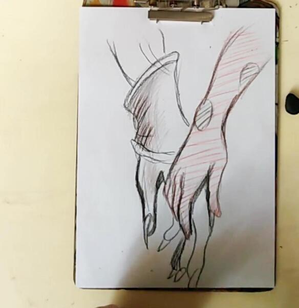 عکس نقاشی کت نوار
