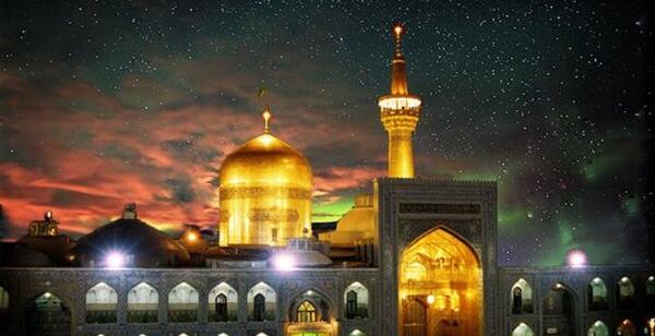 عکس حرم امام رضا با صلوات خاصه