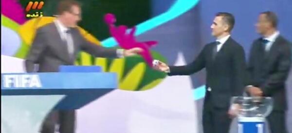 عکس مراسم قرعه کشی جام جهانی 2014