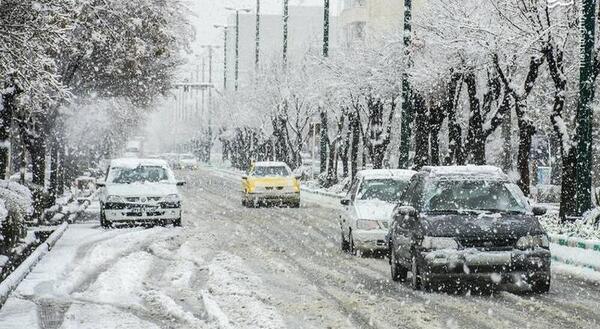 عکس برف اراک