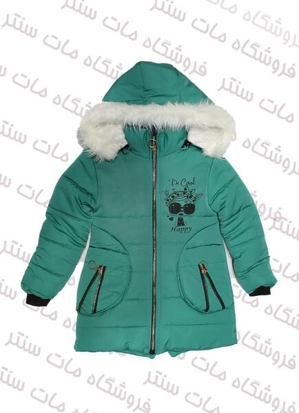 عکس کاپشن سبز دخترانه