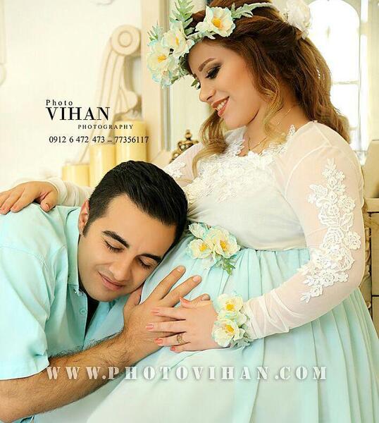 عکس بارداری عروس