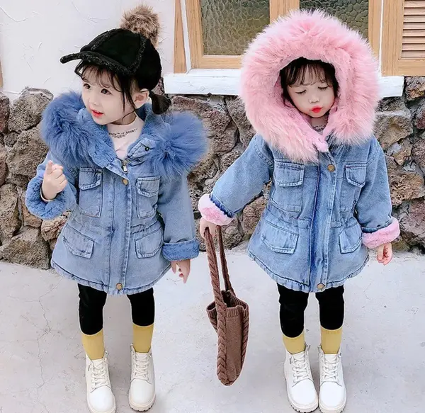 عکس کاپشن خزدار دخترانه